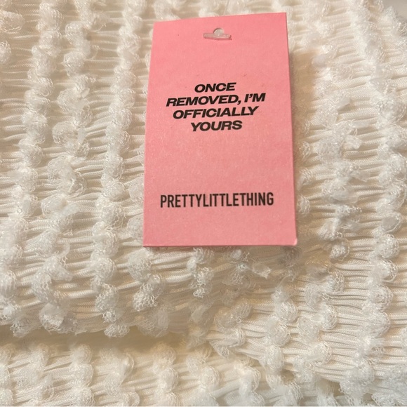 PrettyLittleThing Strapless Bubble Mini Dress - Size 4 - Picture 9 of 9